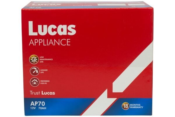 LUCAS-APPLIANCE AP70 Battery - Image 3
