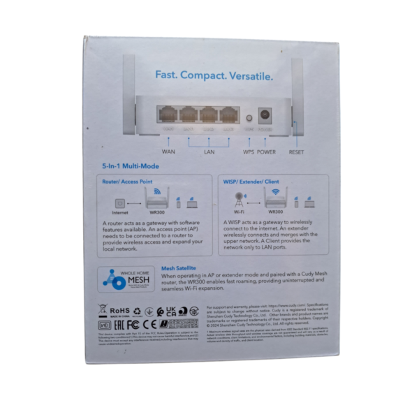 Cudy WR300 N300 300mbps WiFi Router - Image 2