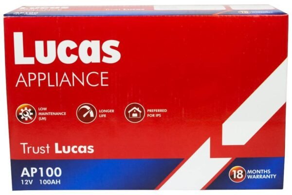 LUCAS-APPLIANCE AP100 Battery - Image 2