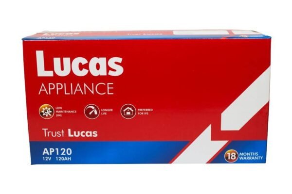 LUCAS-APPLIANCE AP120 Battery - Image 3