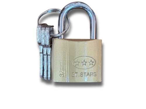 Gold Iron Padlock 32MM