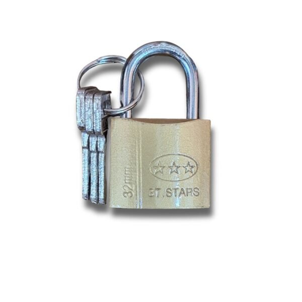 Gold Iron Padlock 32MM