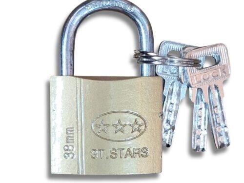 Gold Iron Padlock 38MM