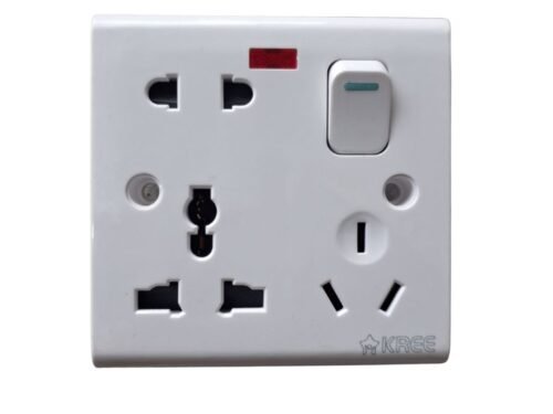 KREE 5pin Multifunction Socket KREE 5pin heavy-duty socket for safe and reliable power connections" "Durable KREE 5pin multifunction electrical socket for home and industrial use" "KREE 5pin shock-proof power socket with versatile 5-pin configuration" "High-quality KREE 5pin socket for multiple device connections" "KREE 5pin multifunction socket designed for safe and efficient electricity use
