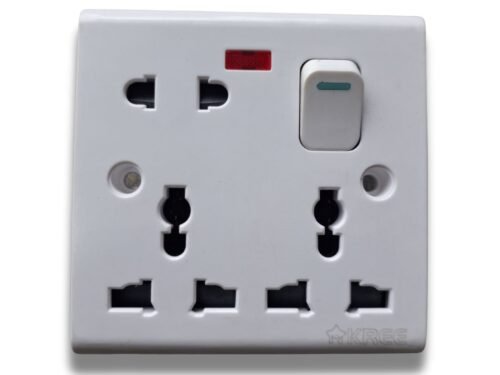 KREE 8pin Multifunction Socket KREE 8pin heavy-duty socket for safe and reliable power connections" "Durable KREE 8pin multifunction electrical socket for home and industrial use" "KREE 8pin shock-proof power socket with versatile 8-pin configuration" "High-quality KREE 8pin socket for multiple device connections" "KREE 8pin multifunction socket designed for safe and efficient electricity use