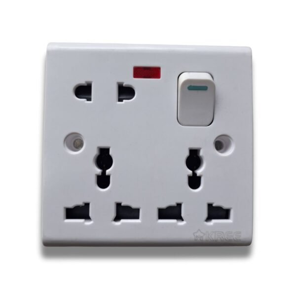 KREE 8pin Multifunction Socket KREE 8pin heavy-duty socket for safe and reliable power connections" "Durable KREE 8pin multifunction electrical socket for home and industrial use" "KREE 8pin shock-proof power socket with versatile 8-pin configuration" "High-quality KREE 8pin socket for multiple device connections" "KREE 8pin multifunction socket designed for safe and efficient electricity use